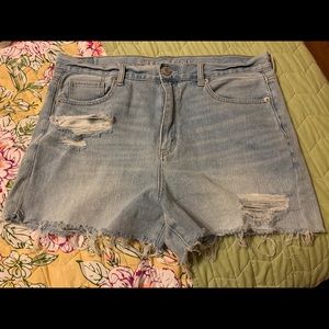 AE Distressed Mom Shorts